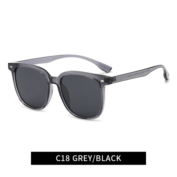 Damen modische Sonnenbrille im modernen rechteckigen Design Karnz
