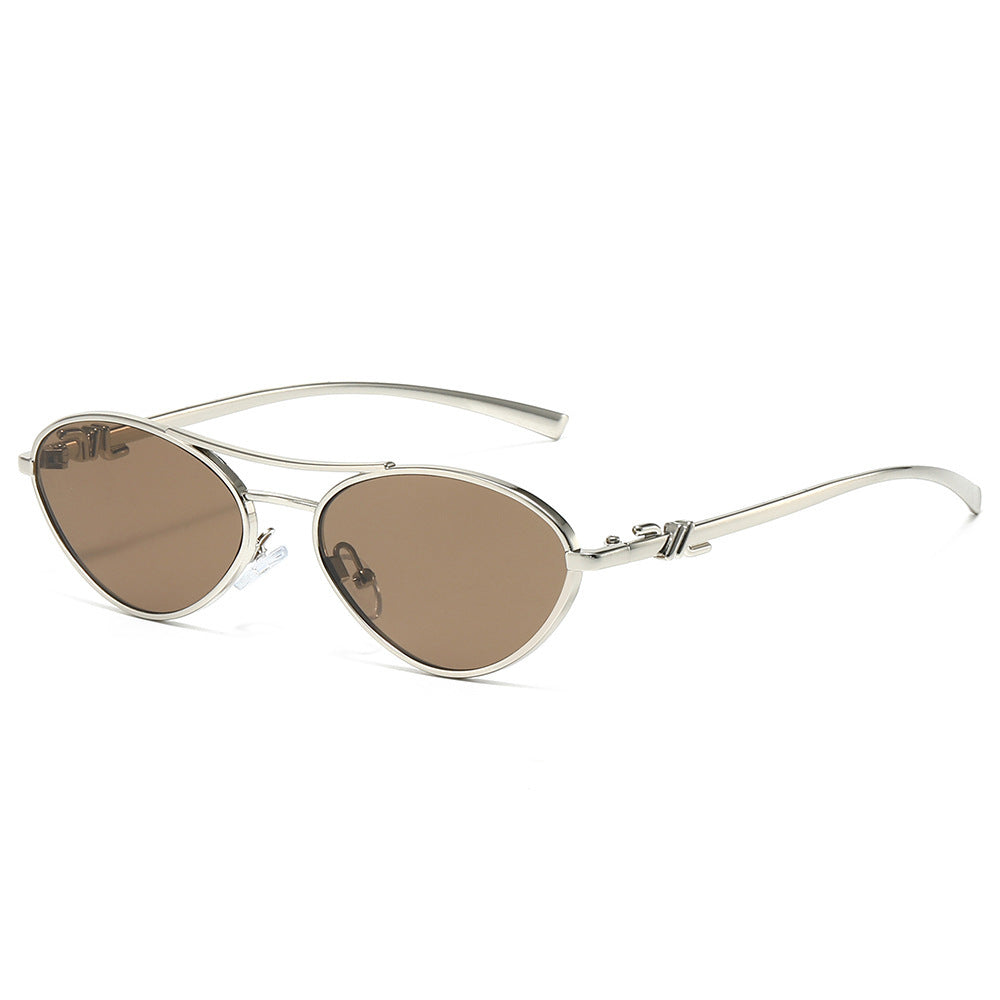 Stylische Eckige Brillen Sonnenbrillen Karnz