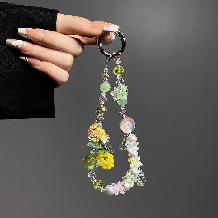 Floral Acryl Charm Schlüsselanhänger Karnz