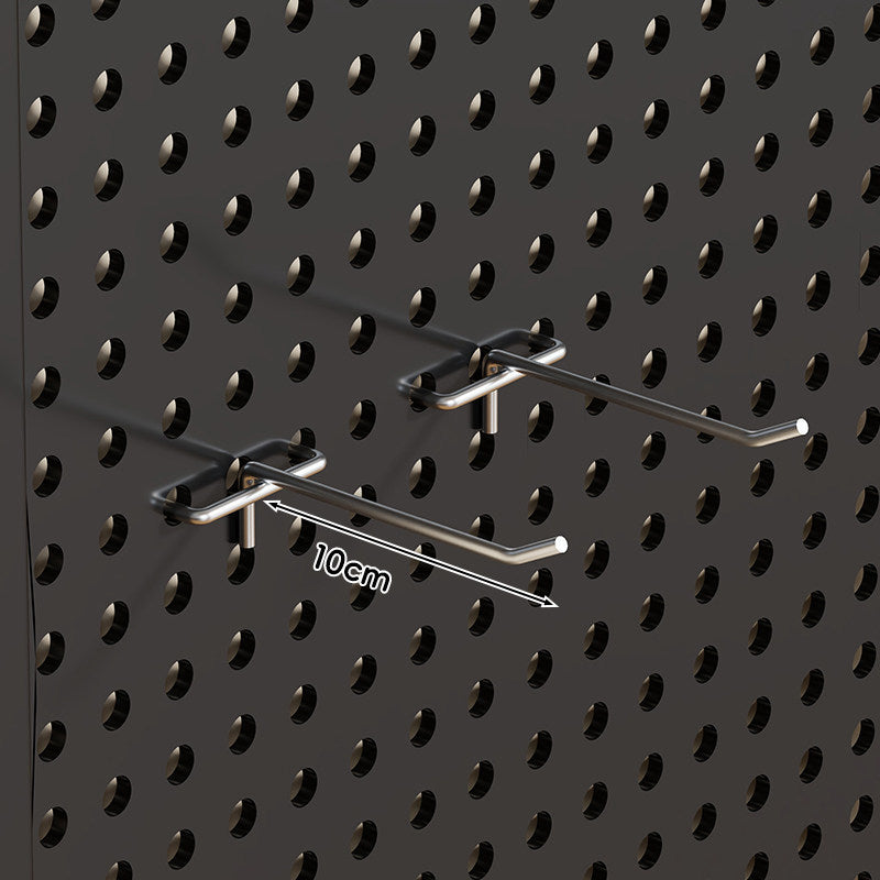 Wandmontierter Lochblech-Werkzeug-Pegboard-Organizer mit modularen Haken und Drahtkörben