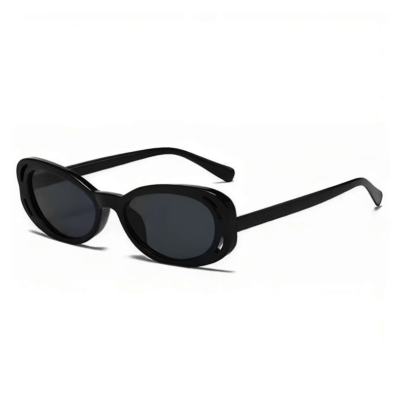 Damen Cat-Eye Sonnenbrille mit elegantem, transparentem Rahmen und UV-Schutz Karnz