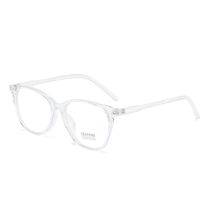 Damen modische und komfortable Brille mit klarem Rahmen Karnz