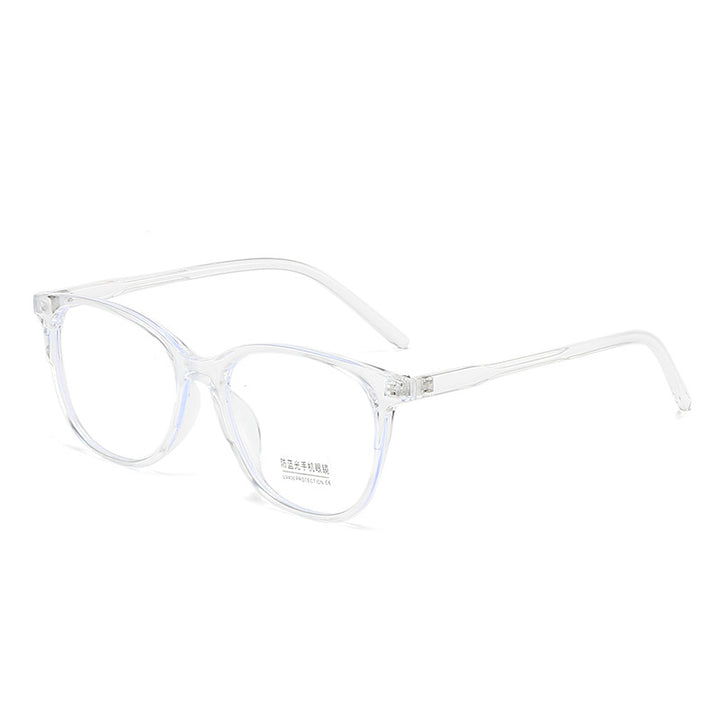 Damen modische und komfortable Brille mit klarem Rahmen Karnz