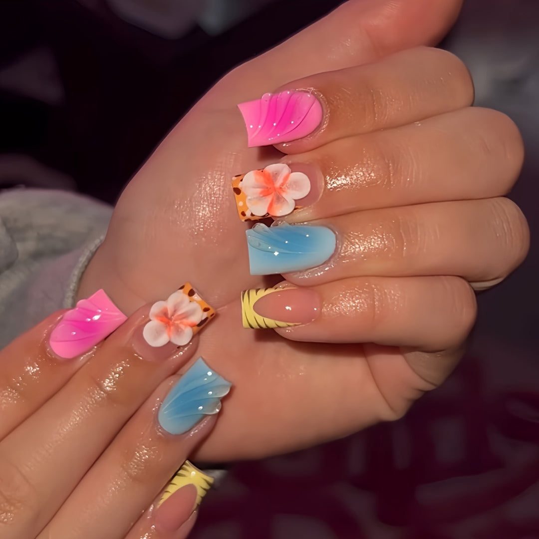 Floral Art Press-On Nails Karnz