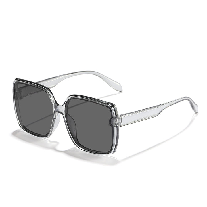 Damen oversized Sonnenbrille mit modernem quadratischen Rahmen und schützenden Gläsern Karnz