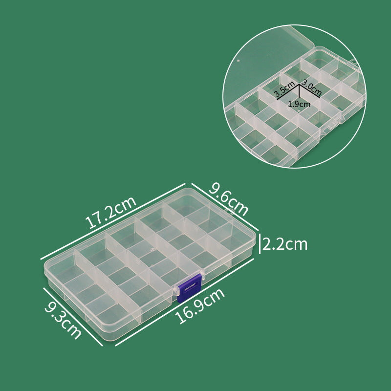 Multi-Sektion Transparenter Bastel-Organizer Karnz