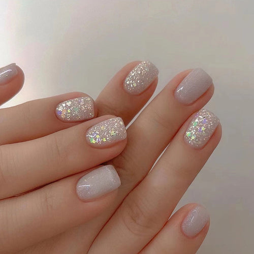 Sparkling Glitter Nagelspitzen Set Karnz