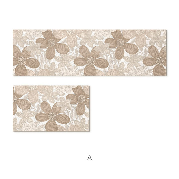 Elegante strukturierte Teppichläufermatte