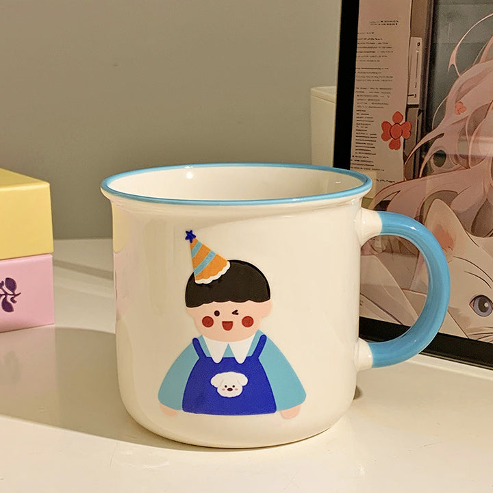 Keramiktasse mit Niedlichem Kinderdesign Karnz