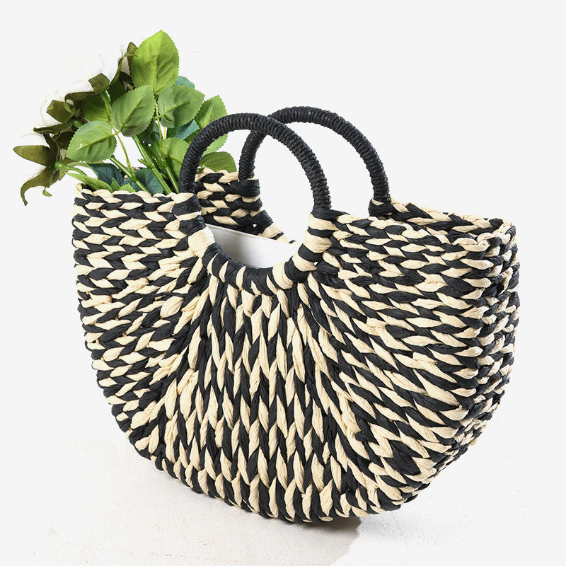 Damen Handtasche mit innovativem, geflochtenem Design Karnz