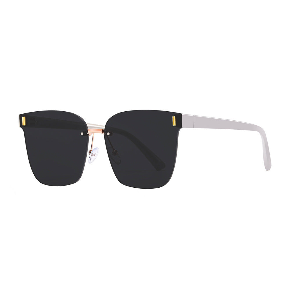 Damen Sonnenbrille im modernen Design mit breitem Rahmen Karnz