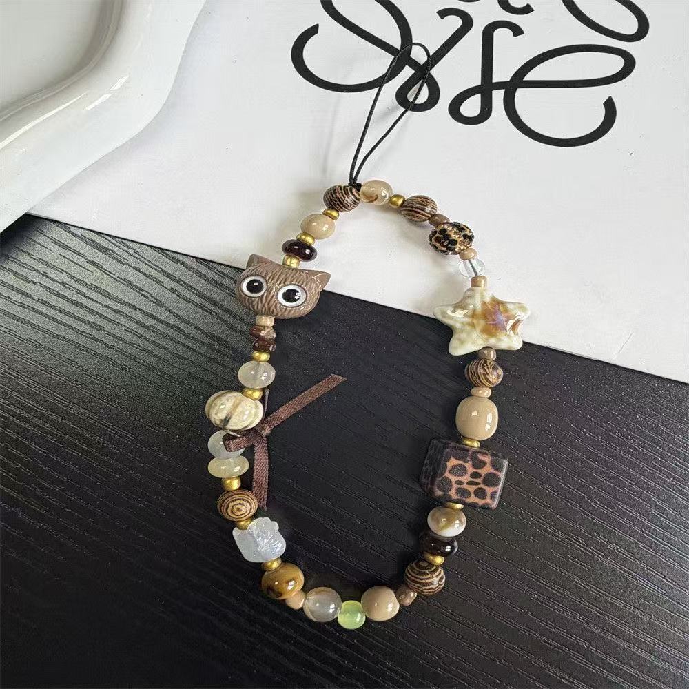 Handgefertigtes Perlen Charm Armband Karnz