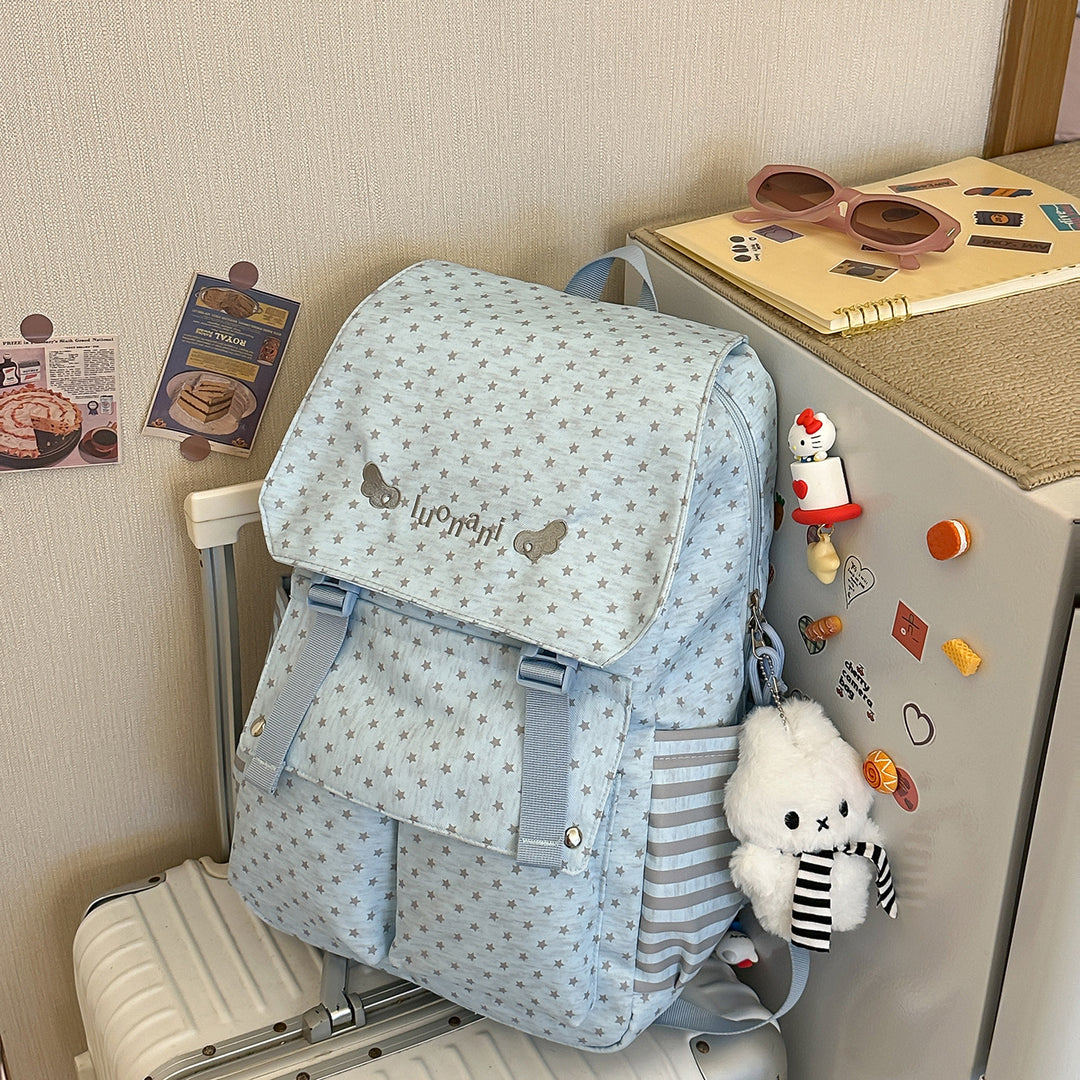 Charmante Stern-Beschmückte Freizeit-Rucksack Karnz