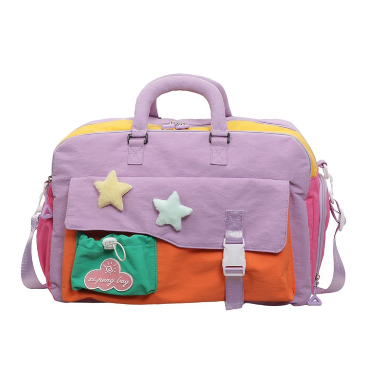 Stylische Mehrfarbige Reise-Wochenendtasche Karnz