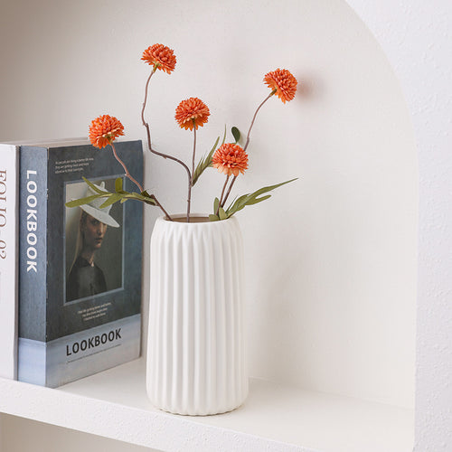 Moderner strukturierter Keramikblumenvasen