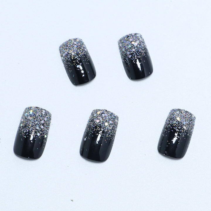 Glitzernde Nagelkunst Aufkleber Karnz