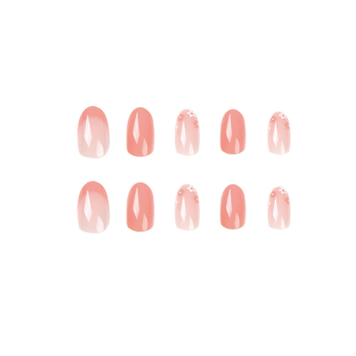 Künstliche Nagelkunst mit elegantem Blumendesign Karnz
