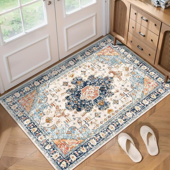Vintage-inspirierter dekorativer Teppich