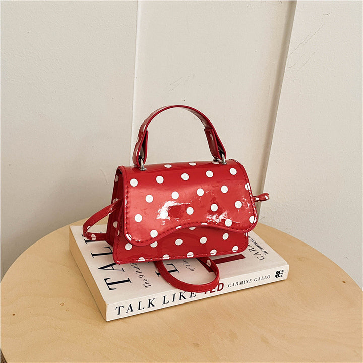 Punktmuster Mini-Handtasche