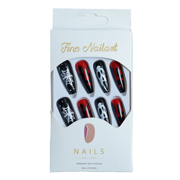 Gothic-Themen Press-On Nagelkunst Set Karnz
