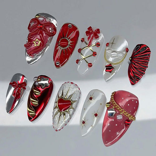 Urlaubs-Themen Press-On Nagelkunst Kollektion Karnz