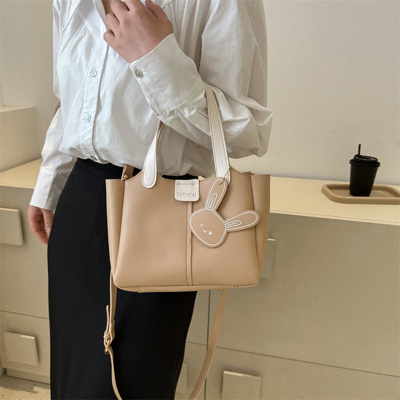 Strukturierte Kunstleder-Handtasche Karnz