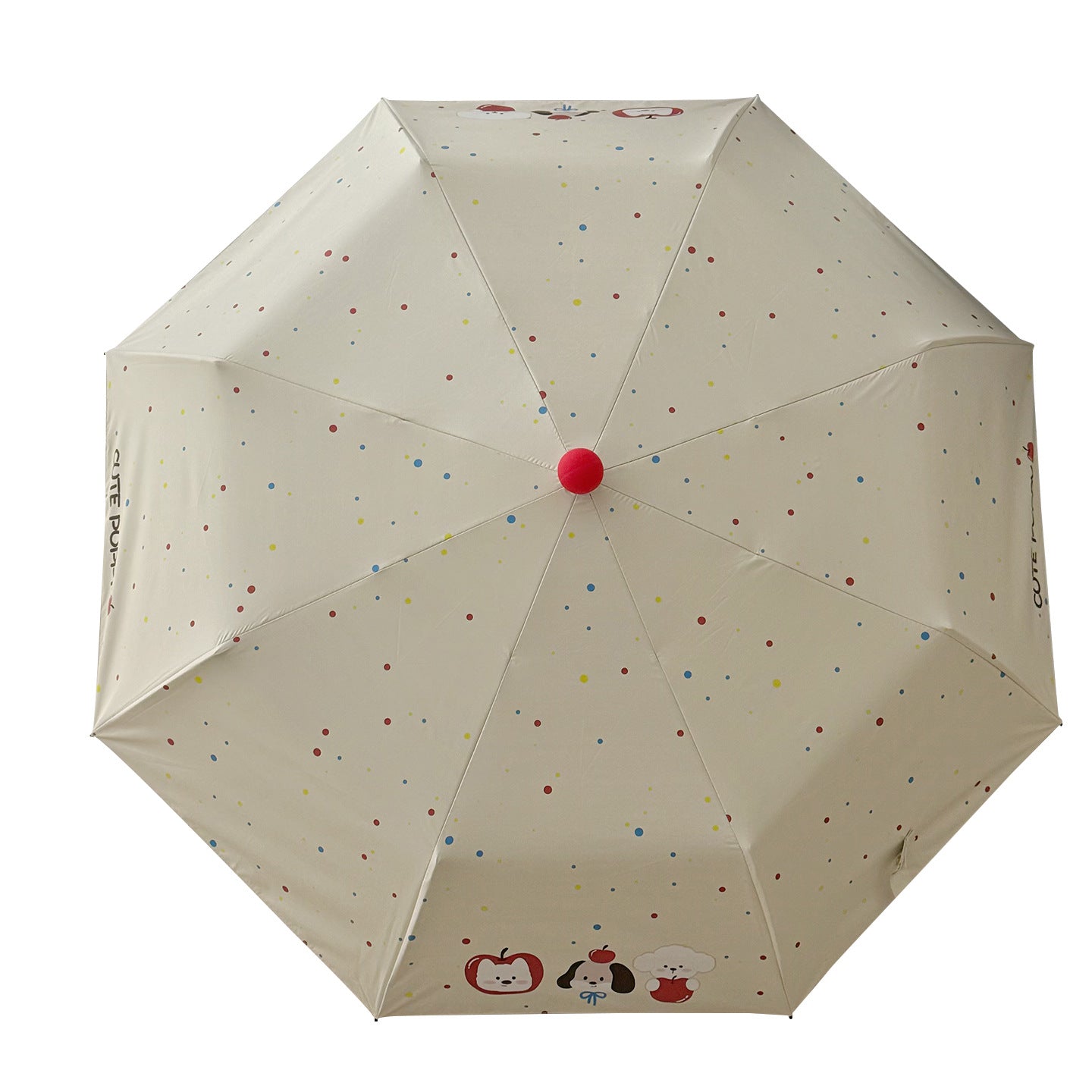Damen Faltbarer Regenschirm mit verspieltem Motiv Karnz