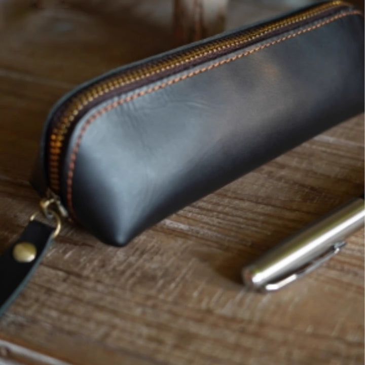 Stylischer Leder-Bleistiftcase Karnz