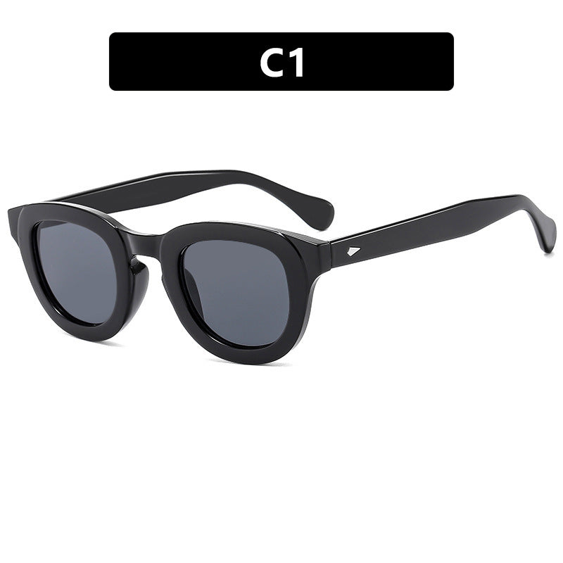 Damen stilvolle Cat-Eye Sonnenbrille mit elegantem Rahmen und polarisierenden Gläsern Karnz