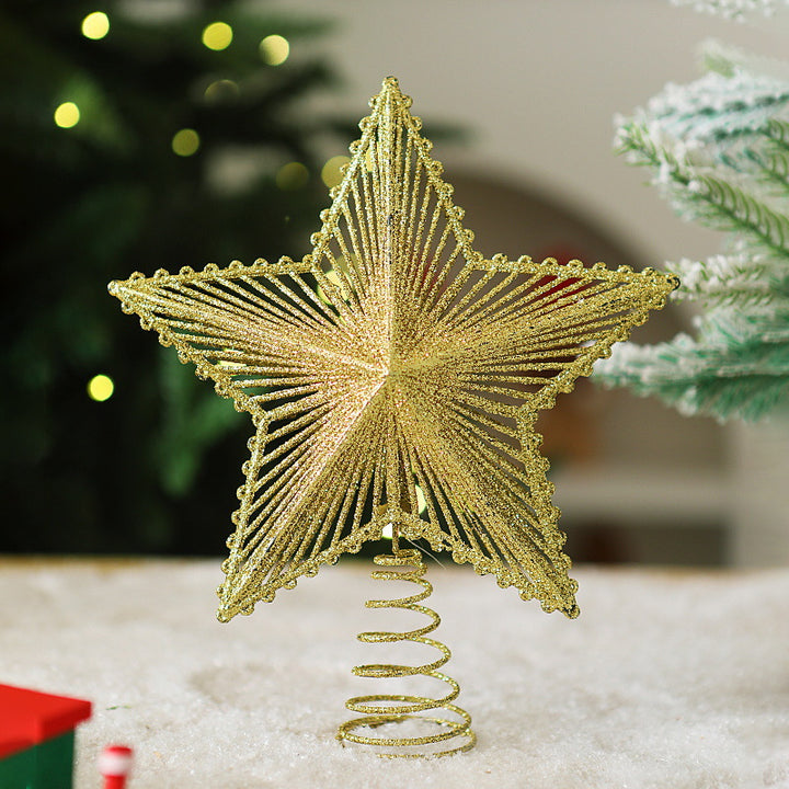 Weihnachtsbaumspitze mit LED-Beleuchtung Karnz