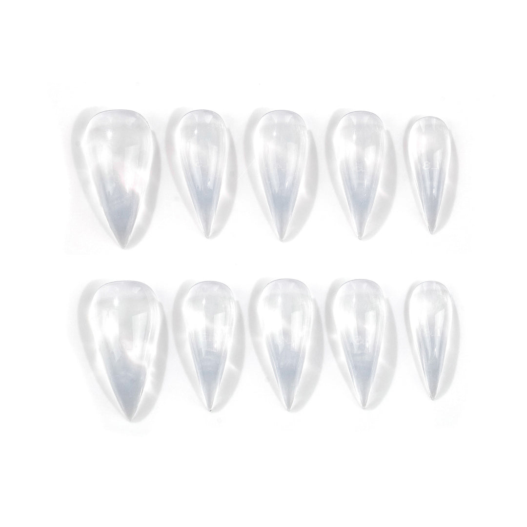 Scharfe Stiletto Press-On Nagelset