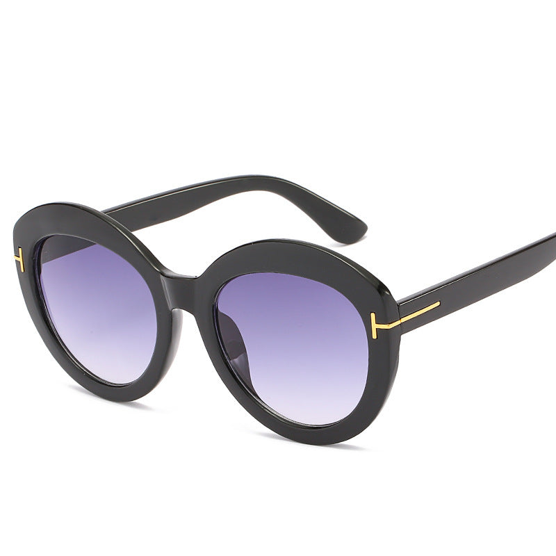 Oversized Gradient Lens Sonnenbrille Karnz
