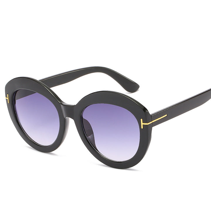 Oversized Gradient Lens Sonnenbrille Karnz