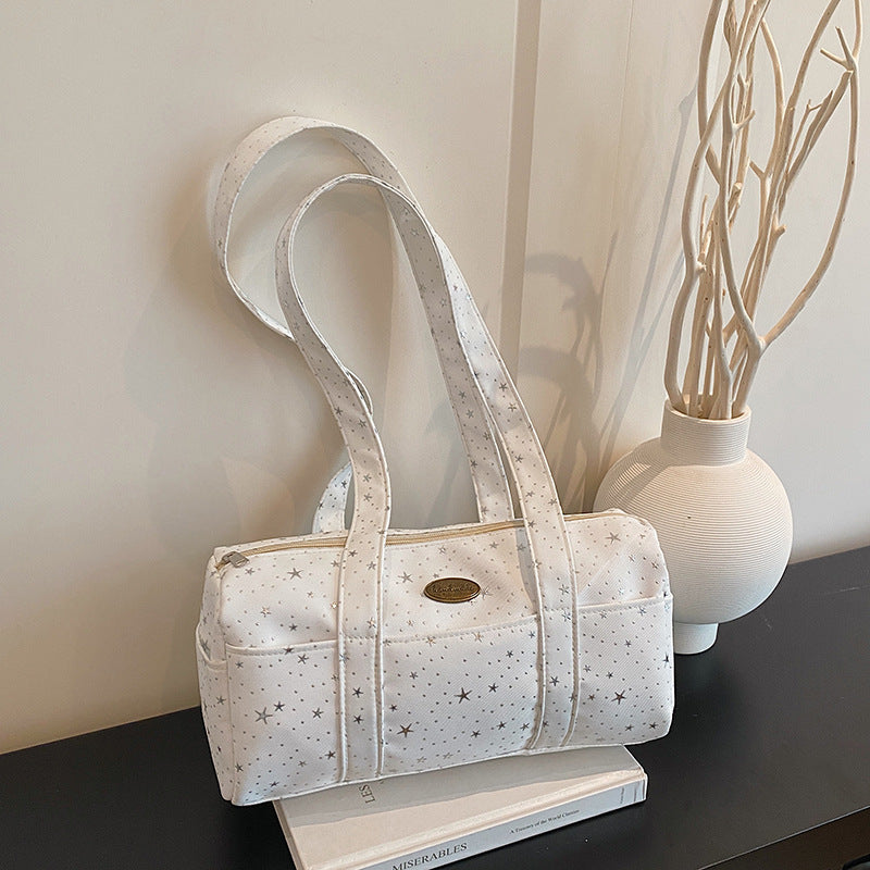 WoStylish Star-Beschmückte Schultertasche Karnz