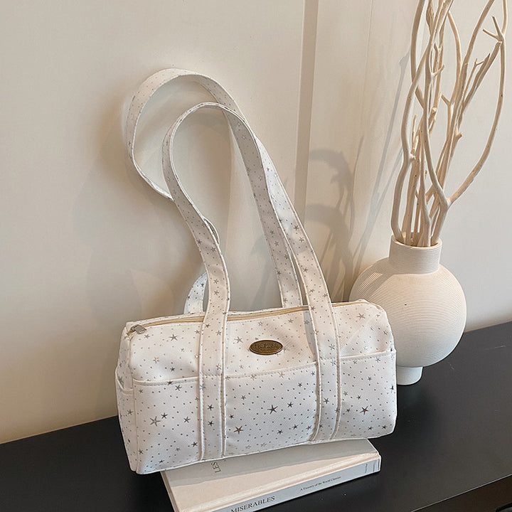 WoStylish Star-Beschmückte Schultertasche Karnz