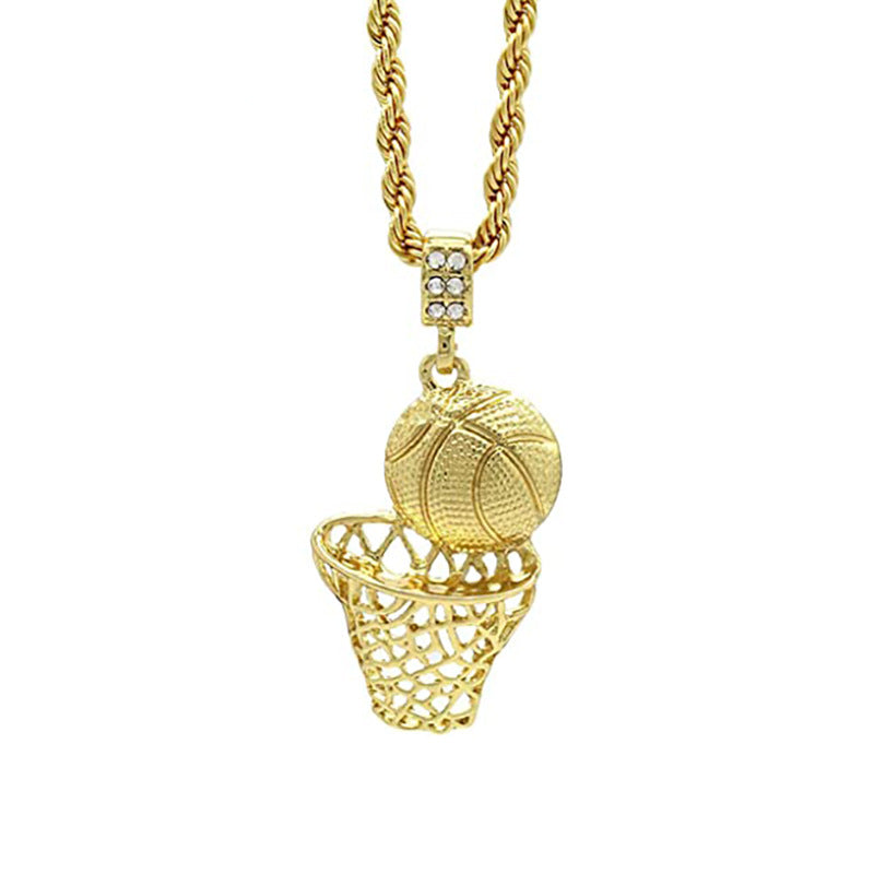 Basketball-Themen Anhänger Necklace Karnz