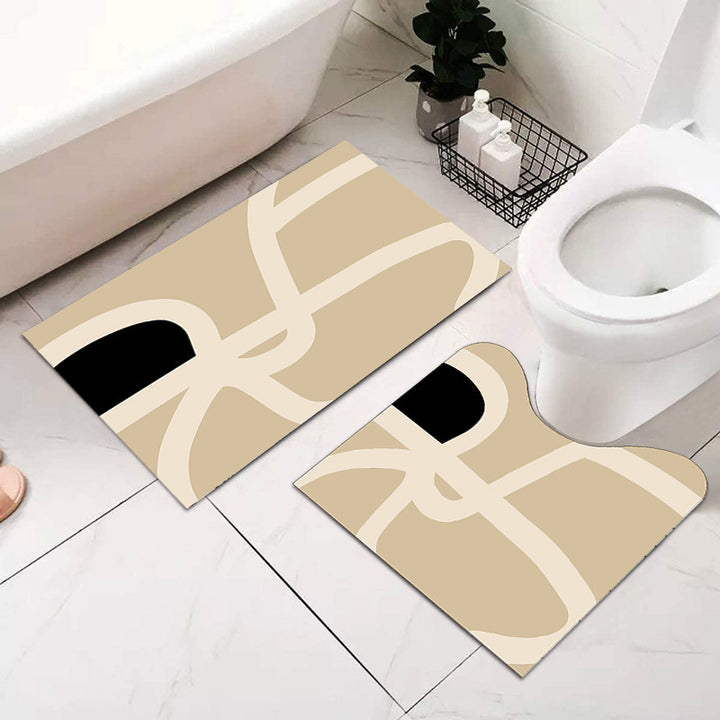 Weiches saugfähiges Badezimmermatte-Set