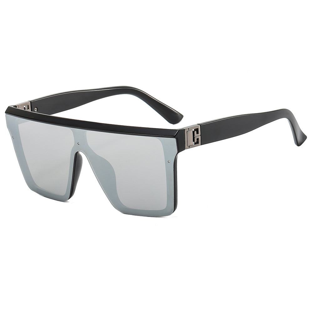 Damen oversized Sonnenbrille im trendigen Stil mit breiter Rahmenkonstruktion Karnz