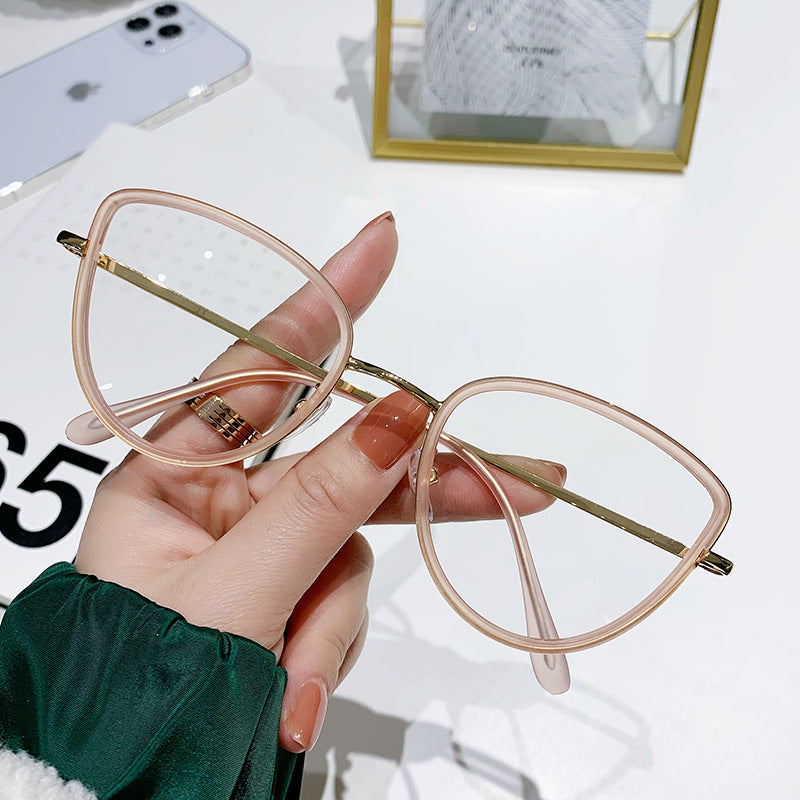 Damen extravagant geformte Brille Karnz