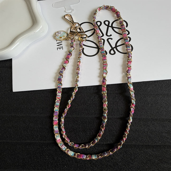 Dekorative Mehrfarbige Brillen Kette Karnz