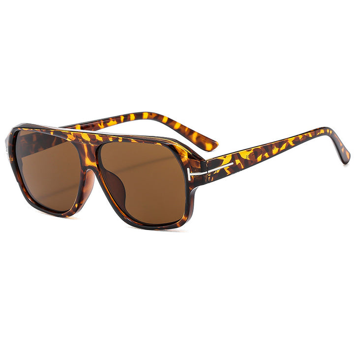 Damen oversized Sonnenbrille mit quadratischem Gestell und polarisierenden Gläsern Karnz