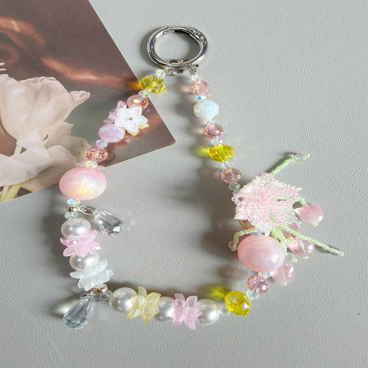 Floral Acryl Charm Schlüsselanhänger Karnz