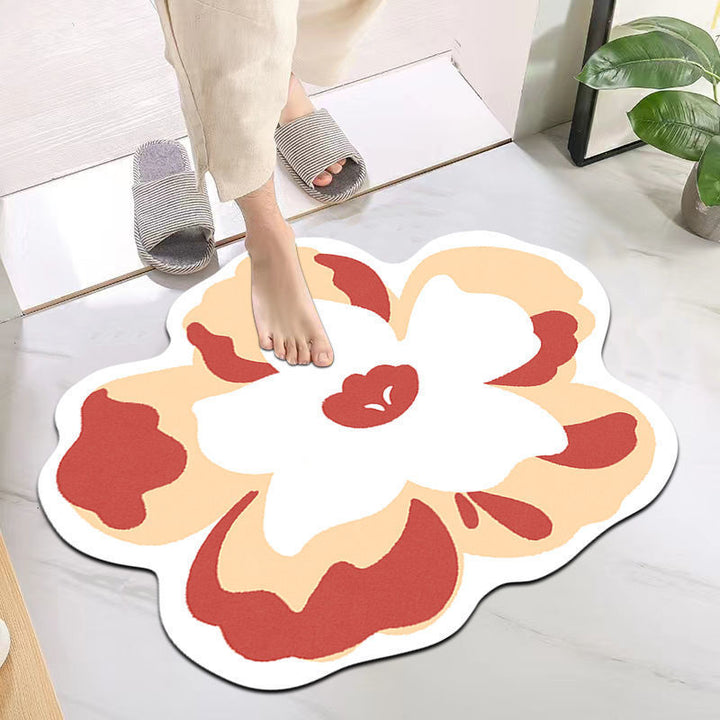 Floral Shape Badezimmermatte