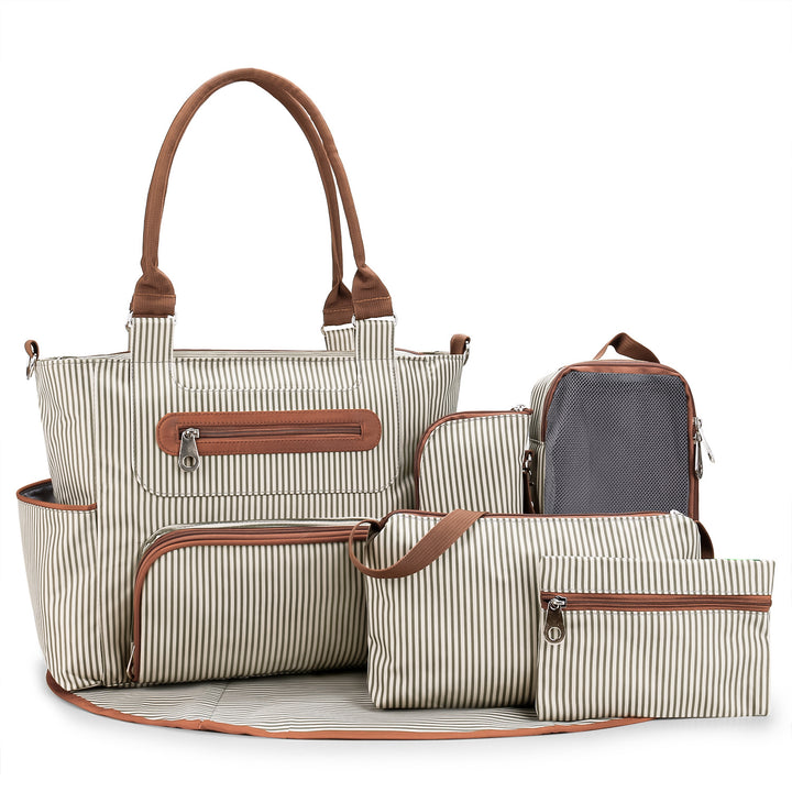 Stilvolle Wickeltasche-Set Karnz