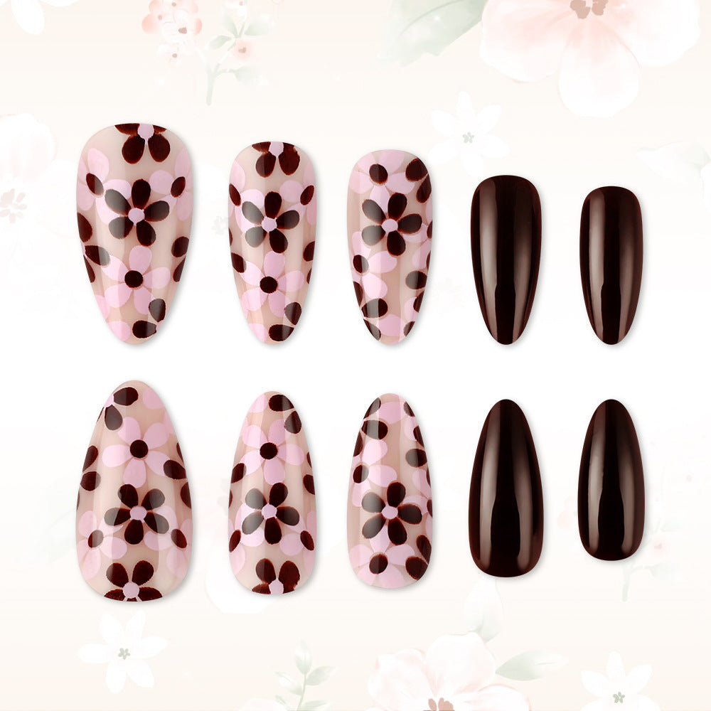 Floral Print Gel Nagelkunst Set Karnz