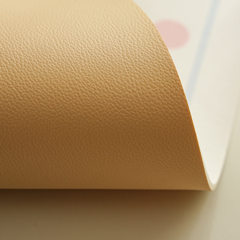 Ovales abwischbares Tischset mit pastellfarbenen Polka‑Dots Karnz