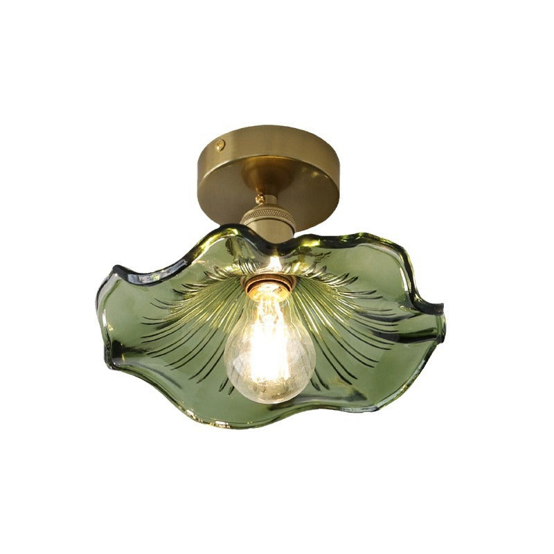 Elegante Glas Deckenleuchte