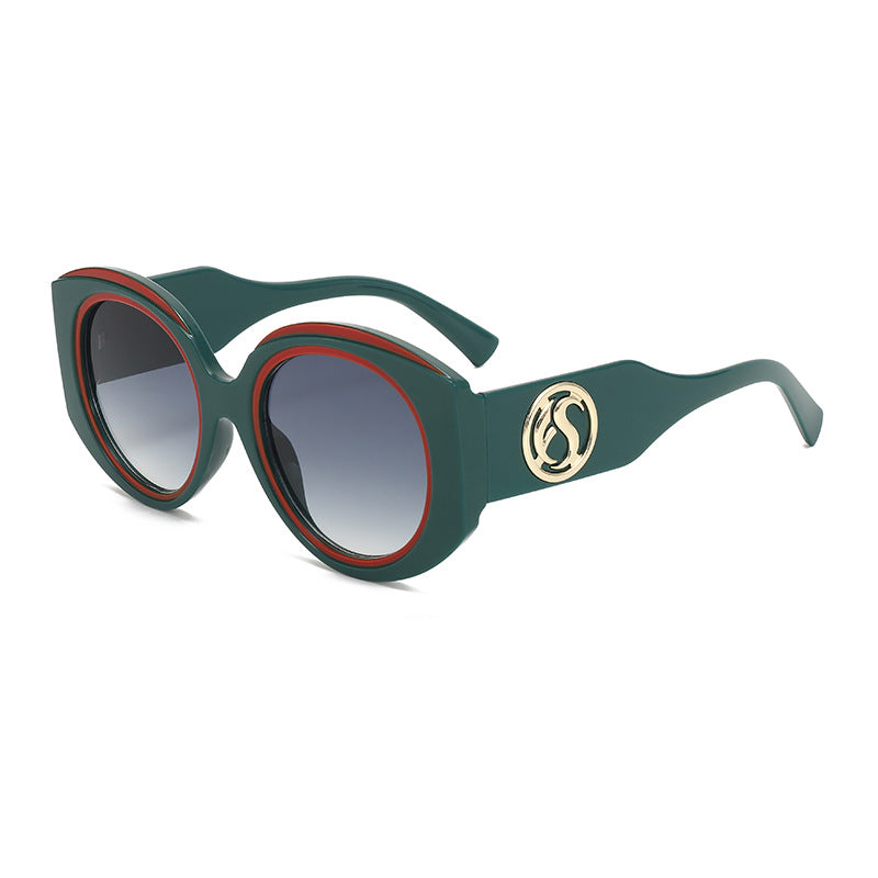 Damen moderne Sonnenbrille im auffälligen oversized Design Karnz
