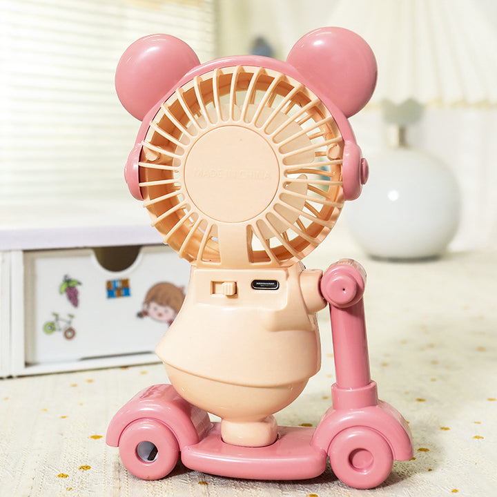 Damen Tragbarer Handventilator im niedlichen Tierdesign Karnz