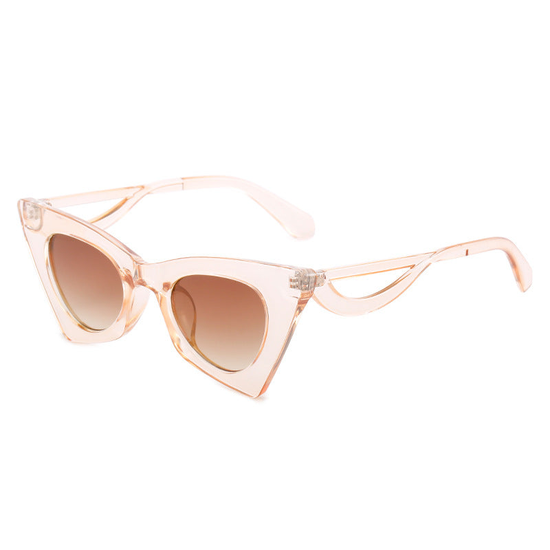 Damen Cat-Eye Sonnenbrille mit eleganten Design-Elementen Karnz